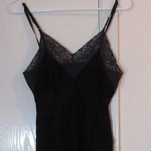 Vintage Black Nylon Full Slip SNOWDON 36